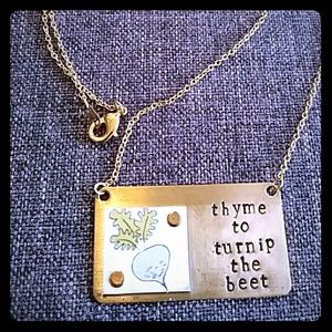 Garden Pun Necklace